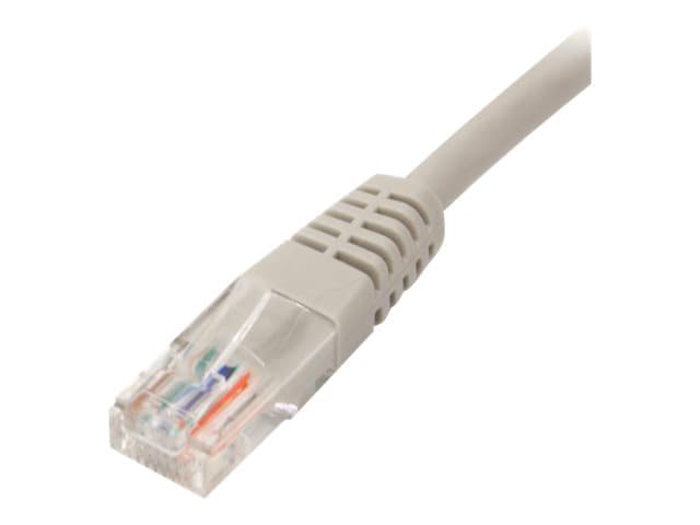 StarTech.com Cat5e Ethernet Cable 25 ft Gray - Cat 5e Molded Patch Cable