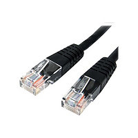 StarTech.com Cat5e Ethernet Cable 3 ft Black - Cat 5e Molded Patch Cable