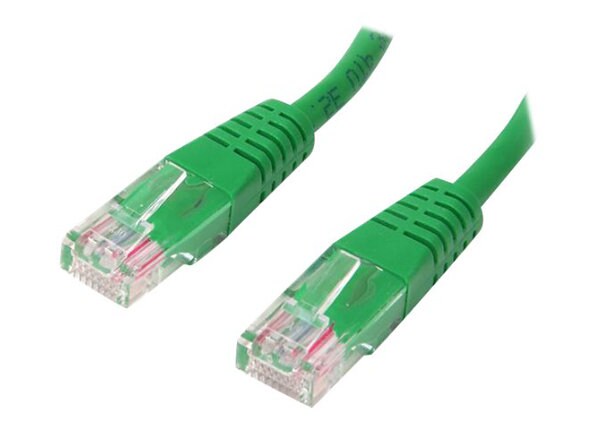 StarTech.com 50 ft Green Cat5e / Cat 5 Molded Patch Cable 50ft