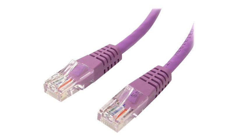 StarTech.com 6 ft Purple Molded Cat5e UTP Patch Cable
