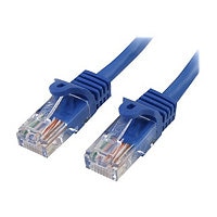 StarTech.com Cat5e Ethernet Cable 100 ft Blue - Cat 5e Snagless Patch Cable