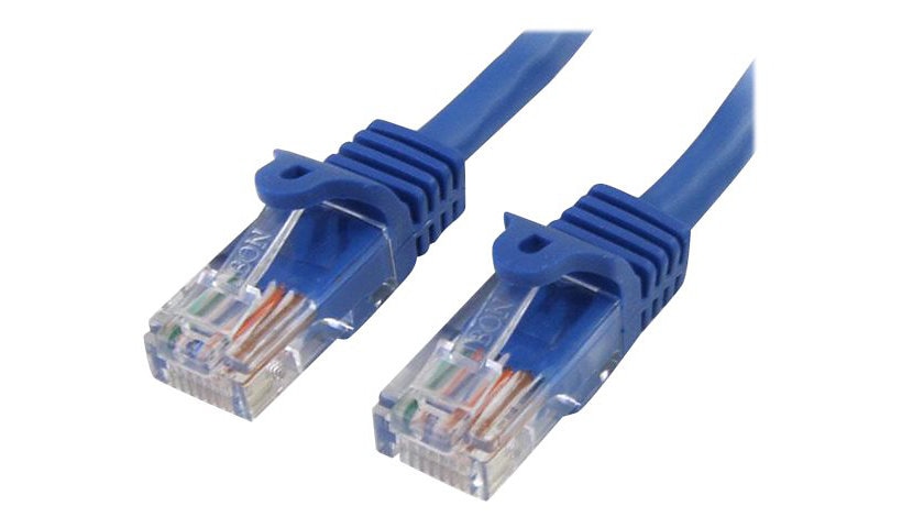 StarTech.com 25 ft Blue Snagless Cat5e UTP Patch Cable