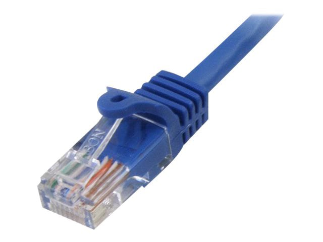 StarTech.com Cat5e Ethernet Cable 3 ft Blue - Cat 5e Snagless Patch Cable