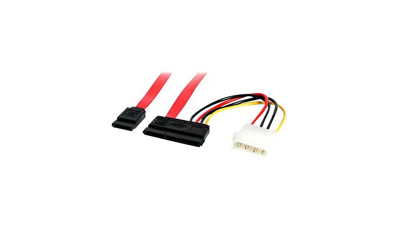 StarTech.com 18in SATA Serial ATA Data and Power Combo Cable