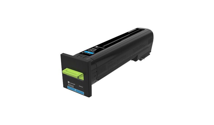 Lexmark - à rendement élevé - cyan - original - cartouche de toner - LCCP, LRP