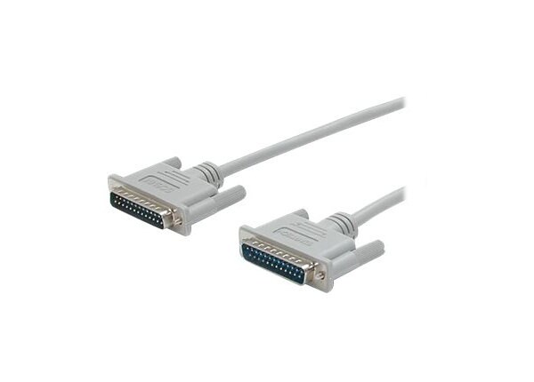 StarTech.com 10 ft Straight Through Serial Parallel Cable - DB25 M/M - serial / parallel cable - 3 m