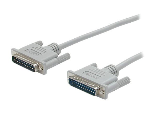 StarTech.com 50 ft Straight Through Serial Parallel Cable - DB25 M/M - serial / parallel cable - 15.2 m