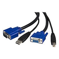 StarTech.com 2-in-1 Universal USB KVM Cable - Video / USB cable - HD-15 (VG