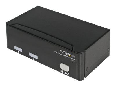 StarTech.com 2 Port Professional PS/2 KVM Switch - 2 Port KVM Switch