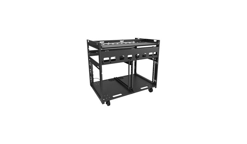 Middle Atlantic L5 Series Flat Frame Cart - 43" Wide with 2 Bays