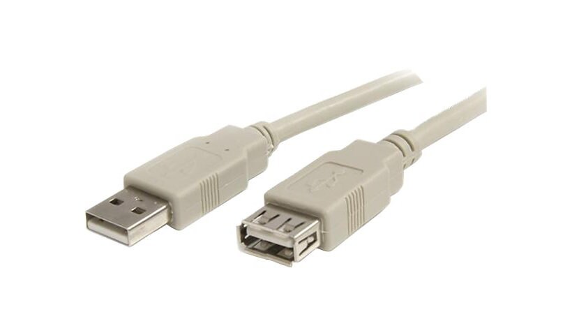 StarTech.com USB extension Cable - 4 pin USB Type A (M) - 4 pin USB Type A (F) - 1.8 m