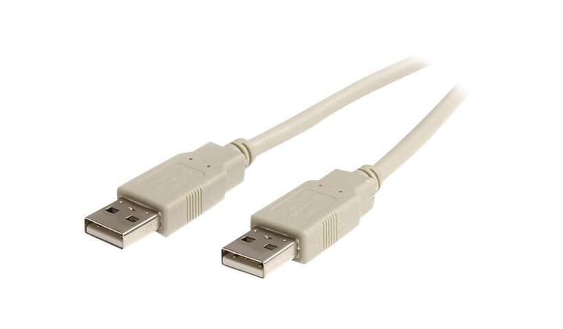 StarTech.com 6 ft Beige A to A USB 2.0 Cable - M/M - 6ft A to A USB Cable