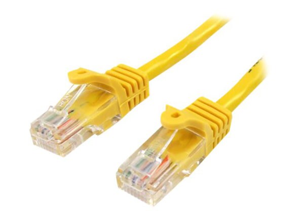 StarTech.com 6 ft Yellow Cat5e / Cat 5 Crossover Patch Cable 6ft