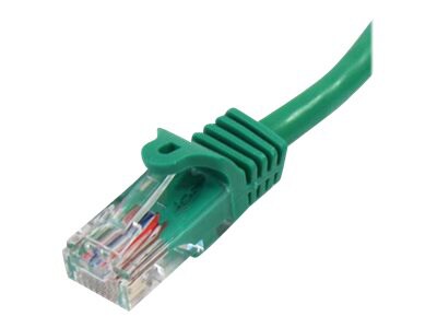 StarTech.com Cat5e Ethernet Cable 10 ft Green - Cat 5e Snagless Patch Cable