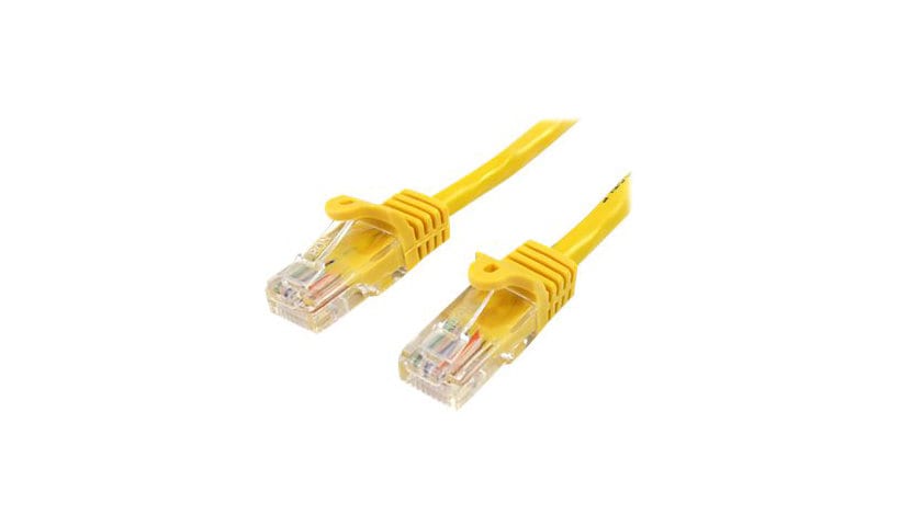 StarTech.com 15 ft Yellow Snagless Cat5e UTP Patch Cable