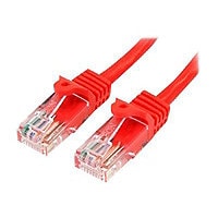 StarTech.com Cat5e Ethernet Cable 2 ft Red - Cat 5e Snagless Patch Cable