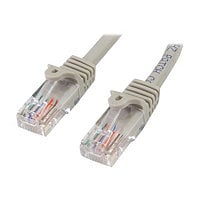 StarTech.com Cat5e Ethernet Cable 20 ft Gray - Cat 5e Snagless Patch Cable
