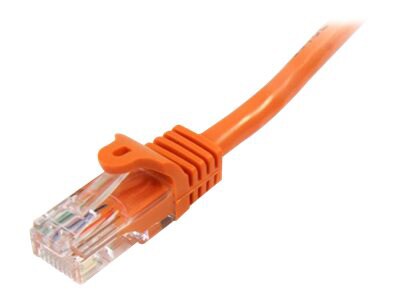 StarTech.com 25 ft Orange Cat5e / Cat 5 Snagless Patch Cable 25ft