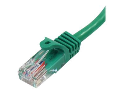 StarTech.com Cat5e Ethernet Cable 3 ft Green - Cat 5e Snagless Patch Cable