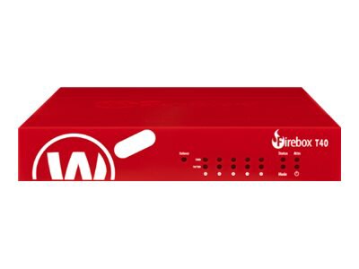 WatchGuard Firebox T40-W - security appliance - Wi-Fi 5, Wi-Fi 5 - with 1 year Standard Support