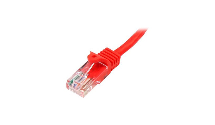 StarTech.com Snagless UTP Patch cable - RJ-45 (M) - RJ-45 (M) - 0.9 m - UTP - ( CAT 5e ) - red