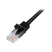 StarTech.com 6 ft Black Snagless Cat 5e UTP Patch Cable