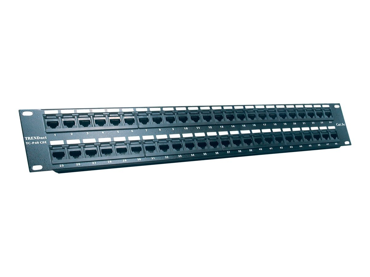 48PORT PATCH PANEL CAT5E RACK UTP CA