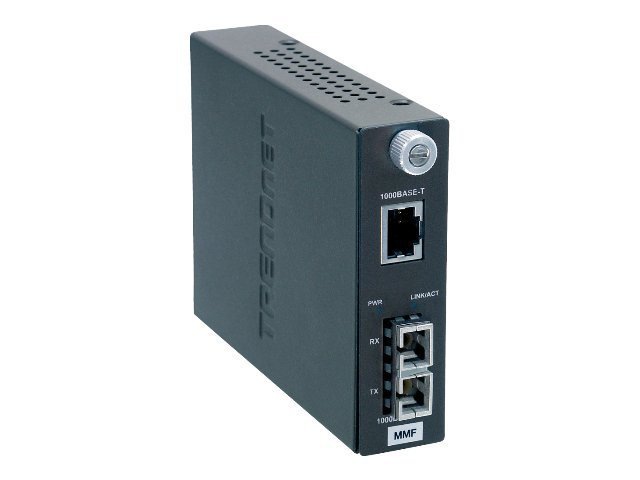 TRENDnet TFC-1000 - fiber media converter - 1GbE - TAA Compliant