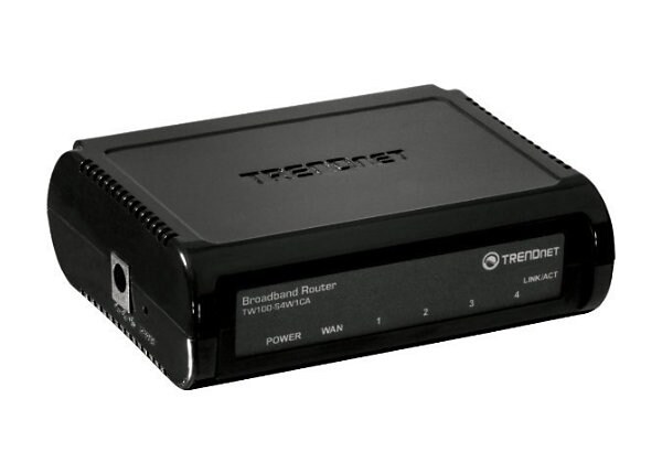 TRENDnet TW100-S4W1CA - router - desktop