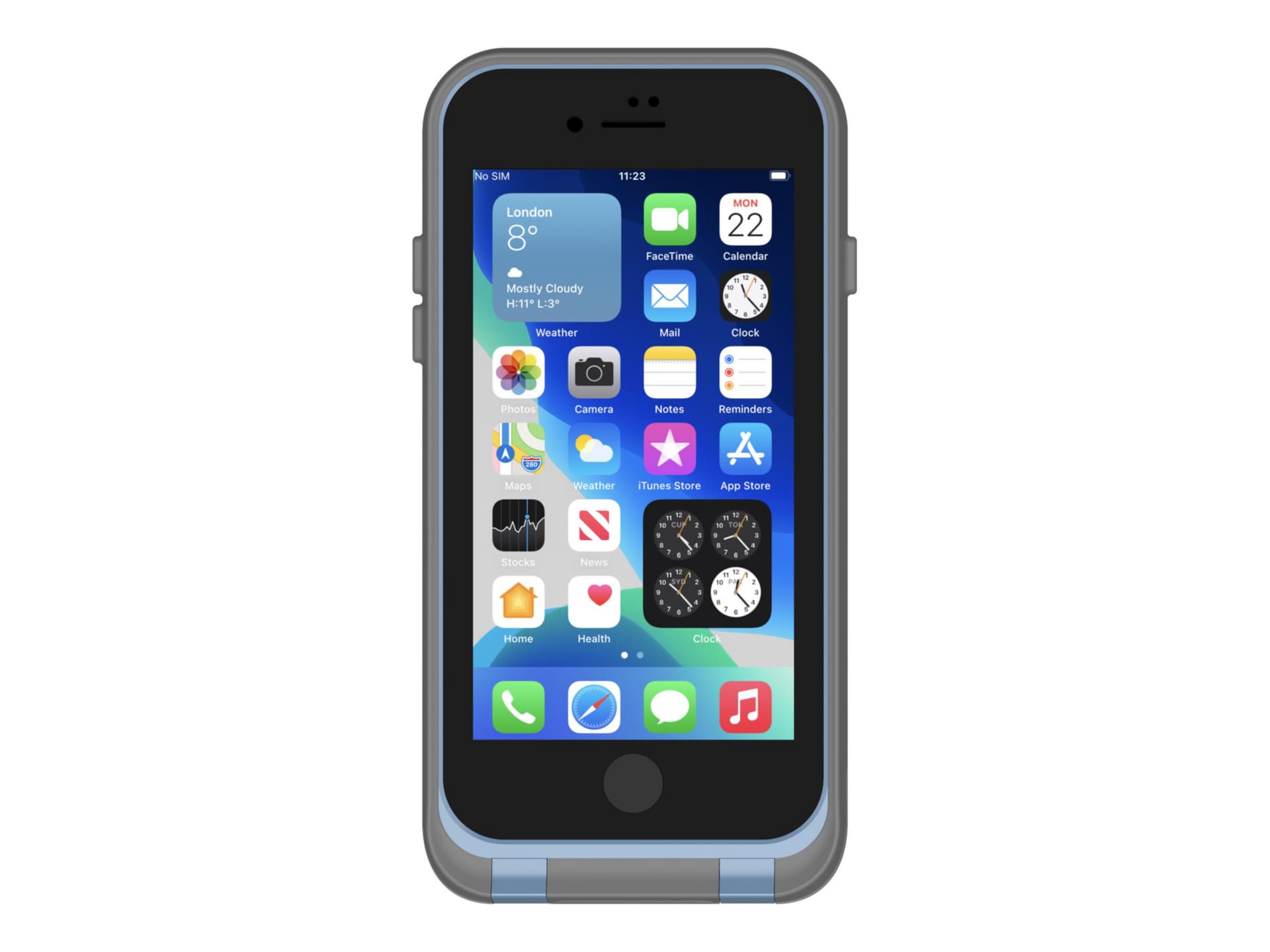 FutureNova iBioShield Slimline - protective case for cell phone