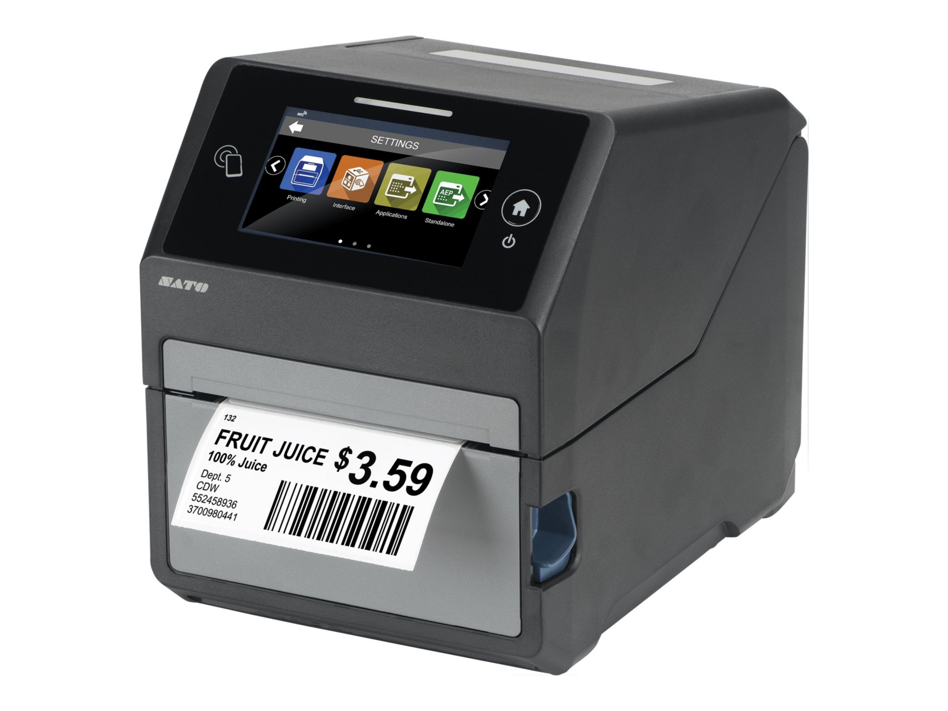 SATO CT4-LX - TEMPCHECK Kit - label printer - B/W - direct thermal / therma