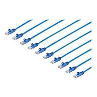 StarTech.com 10' CAT6 Ethernet Cable - 10 Pack - Blue Cord - Snagless - ETL