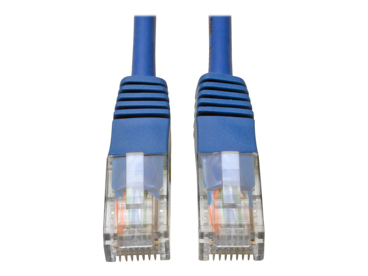 CAT5e 350 MHz Molded Patch Cable, 10 ft, Blue