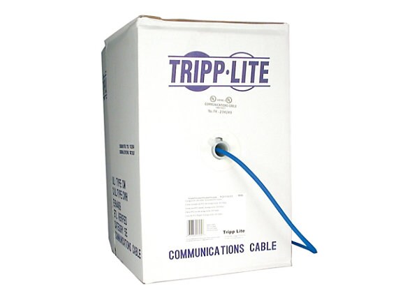 Tripp Lite 1000ft Cat5e Cat5 350MHz Bulk Solid-core Plenum Cable 1000'