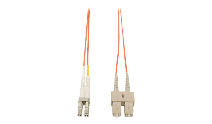 Eaton Tripp Lite Series Duplex Multimode 62.5/125 Fiber Patch Cable (LC/SC), 1M (3 ft.) - patch cable - 1 m