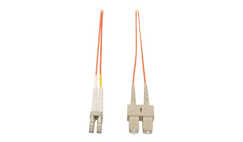 Eaton Tripp Lite Series Duplex Multimode 62.5/125 Fiber Patch Cable (LC/SC), 3M (10 ft.) - cordon de raccordement - 3 m