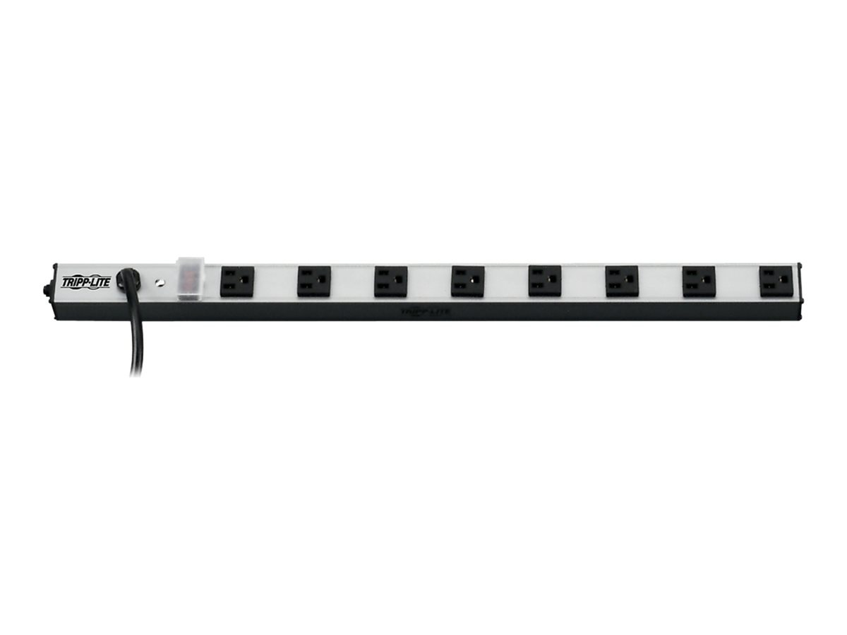 Tripp Lite Power Strip 8-Outlet Vertical 5-15R 15ft Cord Metal 120V 0URM