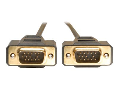 Tripp Lite 6' VGA Monitor Gold Cable Molded Shielded HD15 M/M 6ft
