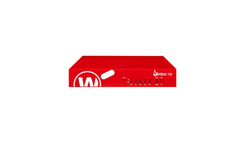 WatchGuard Firebox T20 - security appliance - with 1 year Standard Support