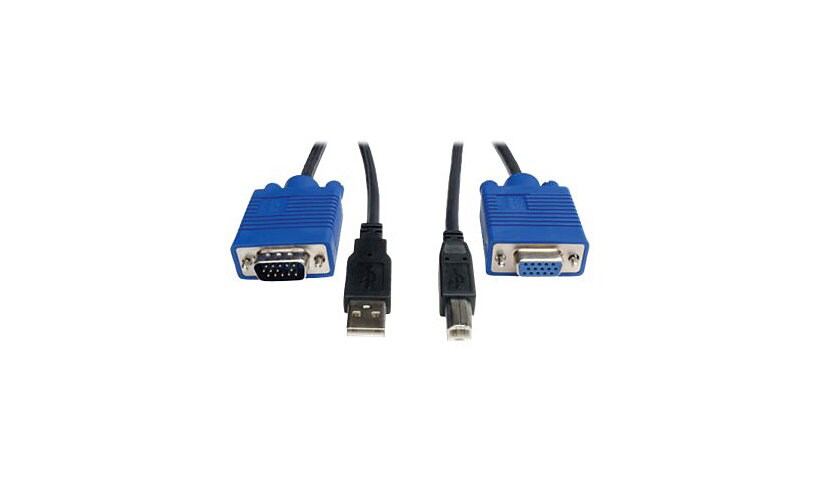 Tripp Lite 6ft KVM Switch USB Cable Kit for KVM Switch B006-VU4-R 6' - video / USB cable - 1.8 m