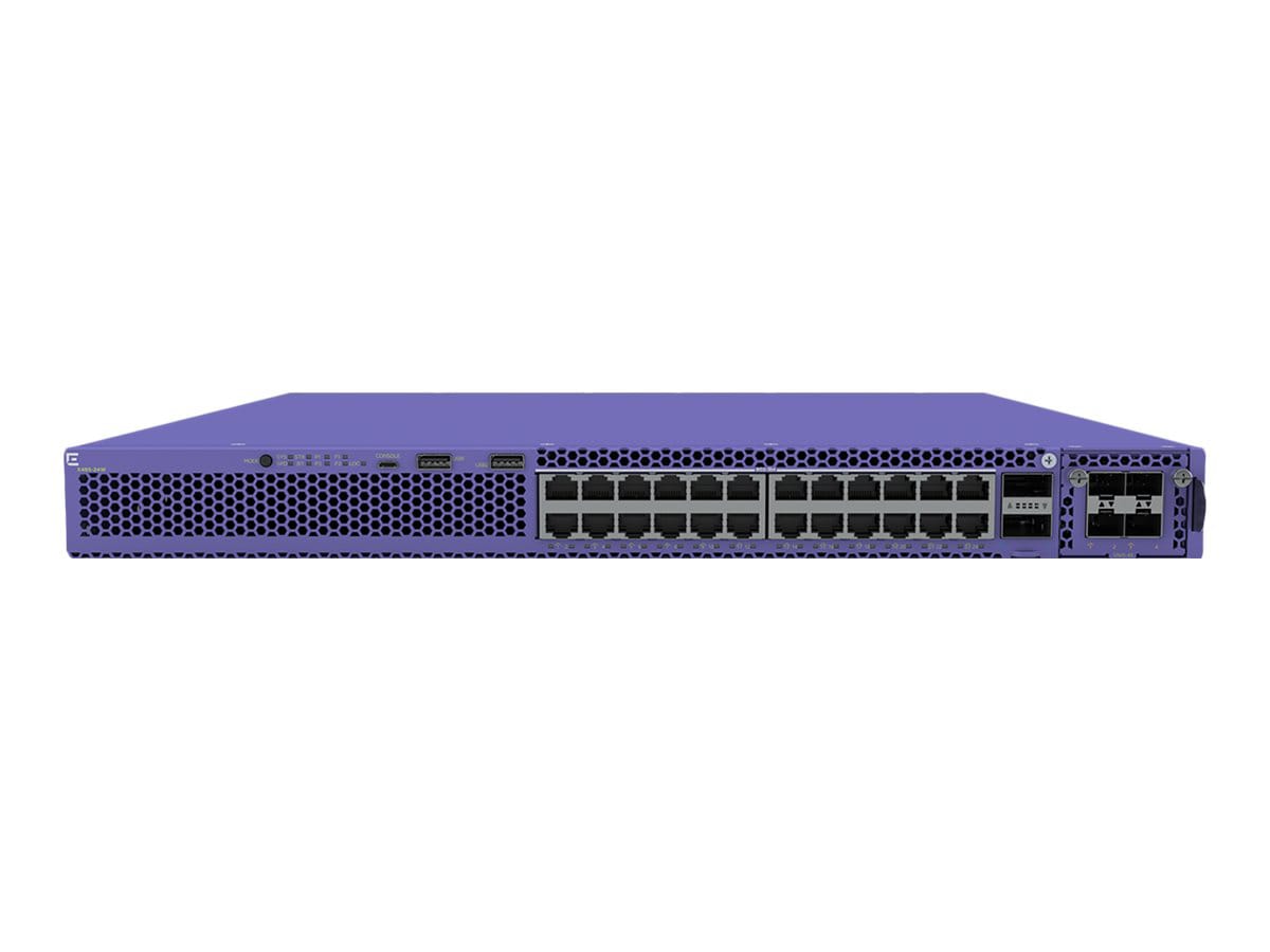 Extreme Networks ExtremeSwitching X465 Series X465-24W - switch - 24 ports - managed - rack-mountable