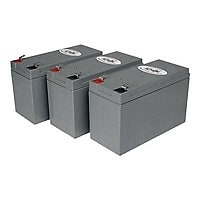 Tripp Lite UPS Replacement Battery Cartridge Kit for select UPS Brands with (3) 12V Batteries - UPS battery