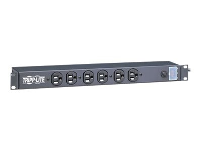 Tripp Lite Power Strip Rackmount Metal 120V 5-15R 12 Outlet 15' Cord 1URM - unité de distribution d'alimentation