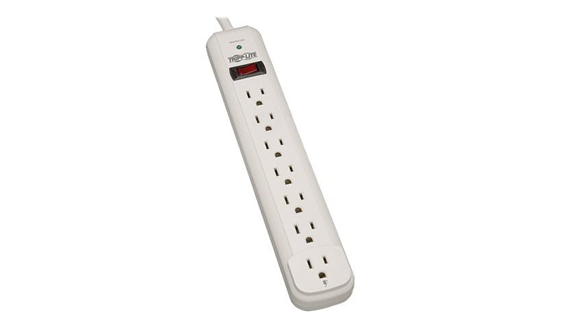 Tripp Lite Surge Protector Power Strip 120V 7 Outlet 6' Cord 1080 Joule - surge protector