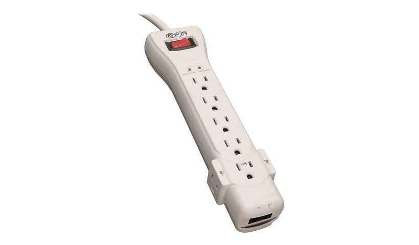 Tripp Lite Surge Protector Power Strip 120V 7 Outlet RJ11 15' Cord 2520 Joules - surge protector