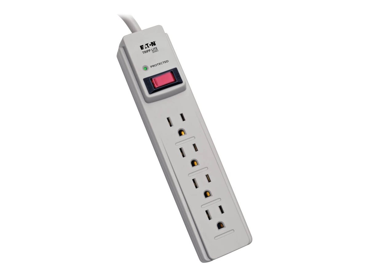 Eaton Tripp Lite Series Surge Protector Power Strip 120V 4 Outlet 4' Cord 450 Joule - surge protector