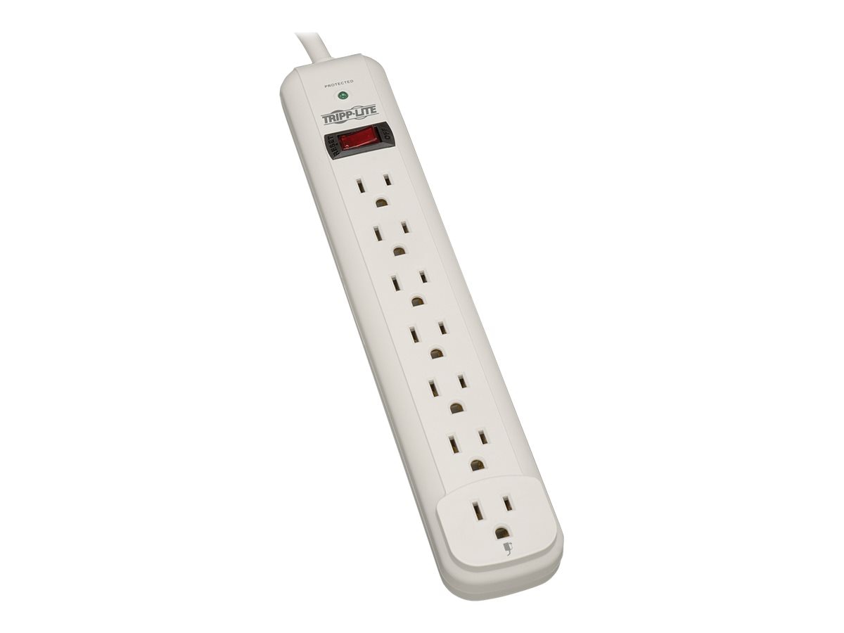 Tripp Lite Surge Protector Power Strip 120V 7 Outlet 12' Cord 1080 Joule - protection contre les surtensions