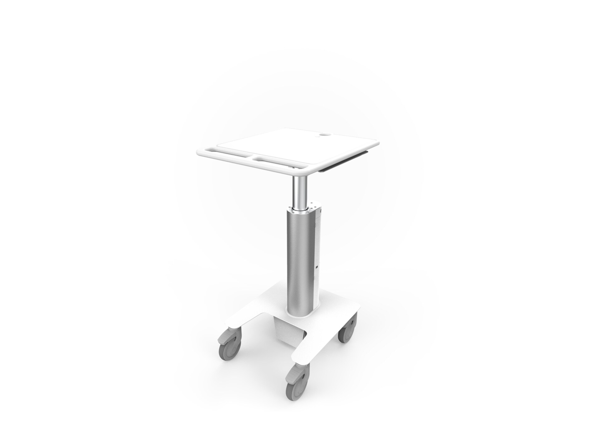Capsa Healthcare T4 Cart - cart - for notebook - touchdown cart - white, silver