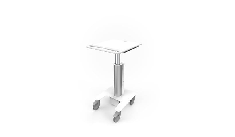 Capsa Healthcare T4 Cart - cart - for notebook - touchdown cart - white, silver