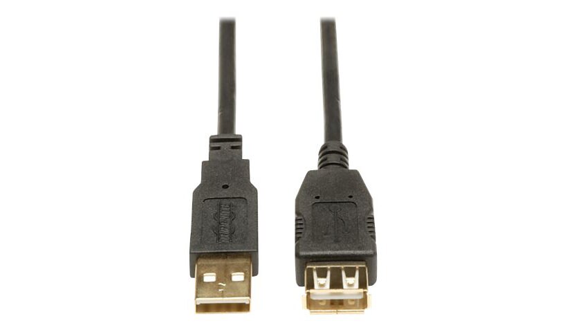 Tripp Lite 6ft USB 2.0 Hi-Speed Extension Cable Shielded A Male / Female 6' - USB extension cable - USB to USB - 1.83 m